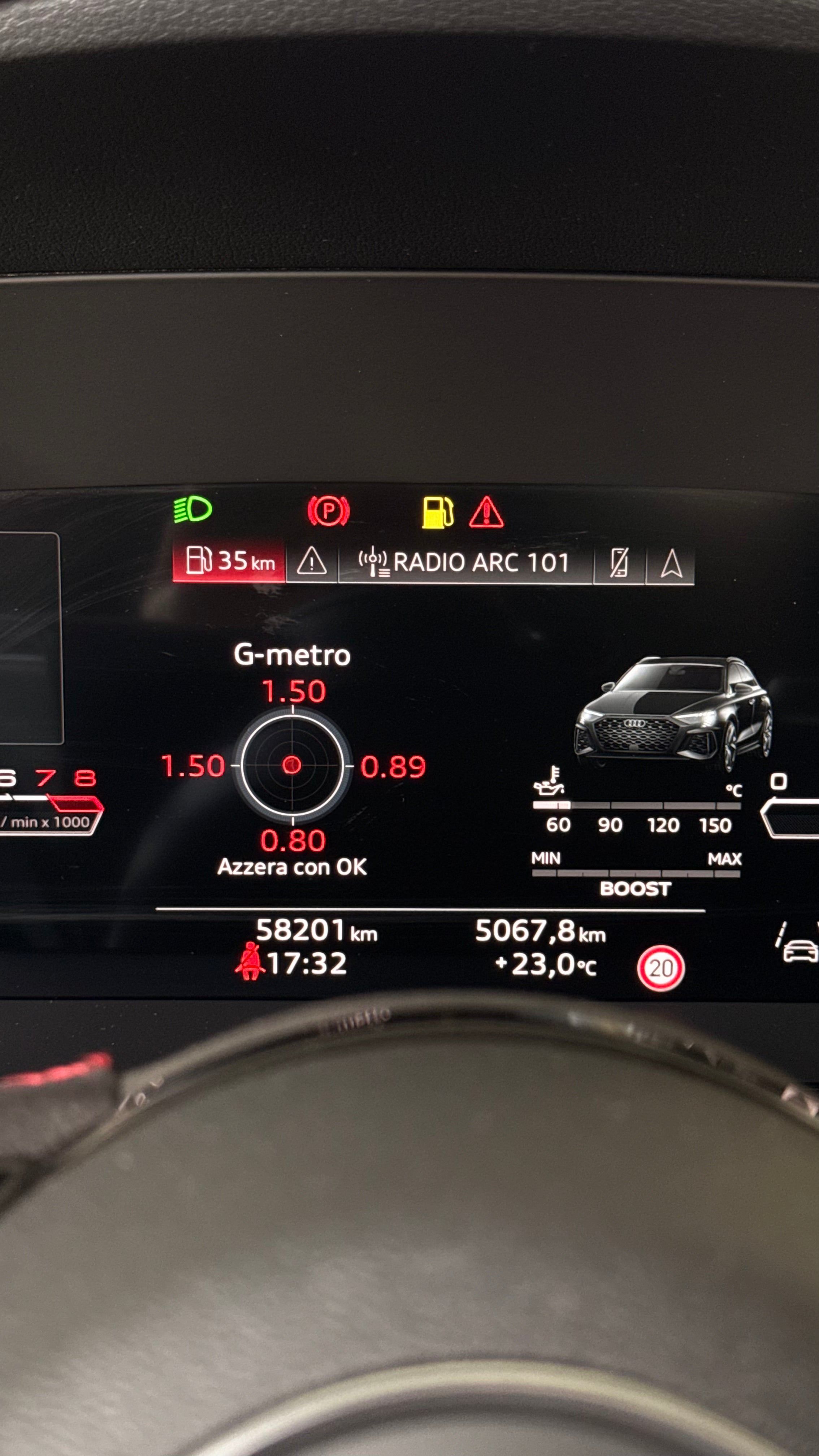Audi Rs3 Chalk grey